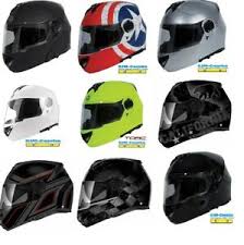 Details About Torc T27 No Bluetooth Modular Dual Visor Motorcycle Helmet Or Extra Shields