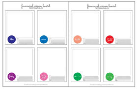 Want to achieve your goals? 7 Vision Board Worksheets For Students Pdfs
