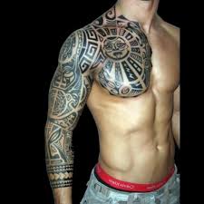 Her face is beautifully designed and though it's a single image, you can see another image just below. Tribal Half Arm Sleeve Tattoos Arm Tattoo Sites