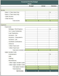 Monthly Household Budget Template 5 House Budget Template Benefit In Using House Budget Household Budget Template Budget Template Budget Template Printable