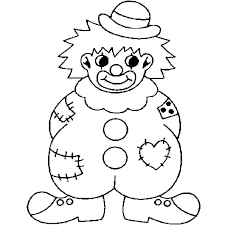 Voici un coloriage à imprimer gratuitement. Coloriage Clown Rigolo En Ligne Gratuit A Imprimer