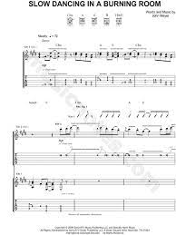 Slow dancing in a burning room (john mayer, if you're reading this, i hope you party to the trap remix of daughters). John Mayer Slow Dancing In A Burning Room Guitar Tab In E Major Download Print Sku Mn0113867