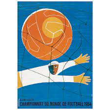 1954 Fifa World Cup Switzerland Official Poster Fifa World Cup World Cup Soccer World