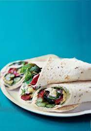 Grilled Vegetable Wrap Recipe Recipe Recipes Wraps Recipes Vegetarian Vegetarian Sandwich