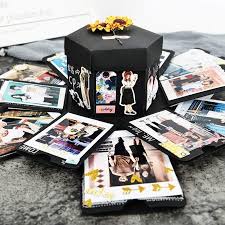Creative Birthday Box Ideas For Boyfriend Wanna Give Your Boyfriend A Surprise Wanna Make A Keepsake For Your Daughter Or Son Wanna Give A C Creative Diy Gifts Creative Birthday Gifts Photo Album Diy