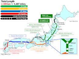 Japan bullet train map eastern asia asia to download. Railway Bureau Shinkansen Japanese High Speed Rail Mlit Ministry Of Land Infrastructure Transport And Tourism