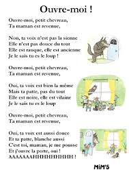 Comptines Chevrotantes Chevreaux Comptines Loup