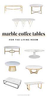 Dark cherry dark cherry granite/marble end table. 18 White Marble Coffee Tables We Love