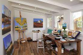 5 Stunning Art Studio Design Ideas For Small Spaces Freshouz Com Art Studio Design Art Studio At Home Art Studio Decor