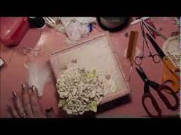 I just discovered this and it is just spectacular! Shabby Chic Flower Tutorial With Decorative Box Youtube Https Www Youtube Com Watch V Ukwo6 Flower Tutorial Fabric Flower Tutorial Flower Video Tutorials