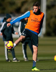 Fede Valverde Of Real Madrid In Action During A Training Session At Real Madrid Madrid Train