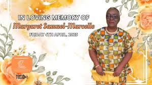 The Funeral Service of the Late Margaret Samuel-Marcelle