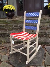 Red White Blue Child Size Rocker See More At Kaleidoscope On Facebook Diy Childrens Furniture Art Chair Childrens Furniture