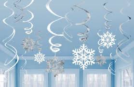 Affordable customization · free shipping with zblack 12 Frozen Snowflake Swirls Hanging Party Decorations Christmas Winter Wonderland Ebay