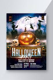 Canva's flyer creator is free to use. Halloween Party Flyer Psd Free Download Pikbest