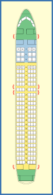 Air Jamaica Airlines Airbus A320 Aircraft Seating Chart