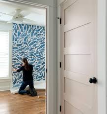 No tools or paste are needed to install quickmurals™. How To Install A Removable Wallpaper Mural Young House Love
