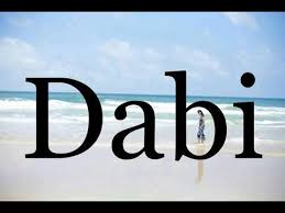 Thank you for helping build the largest language community on the internet. How To Pronounce Dabi Pronunciation Of Dabi Youtube