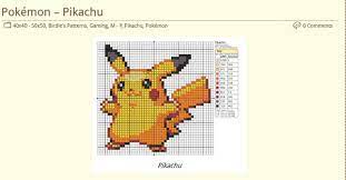 Go cross stitch crazy with our huge selection of free cross stitch patterns! Pokemon Cross Stitch Patterns Cross Stitch