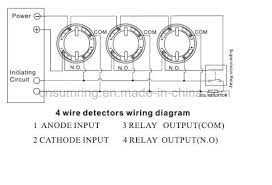 Inside a 4 wire smoke detector is a standard conventional smoke detector, a current limiting resistor to keep the smoke detector from burning up when it goes into alarm, and relay contacts that close in alarm. 4 Wire Smoke Detector Wiring Diagram Watson W 25am Circuit Diagram New Book Wiring Diagram