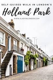 Holland park is an area of kensington, on the western edge of central london, that contains a street and public park of the same name. Holland Park A Lovely Street By Street Guide To The Area
