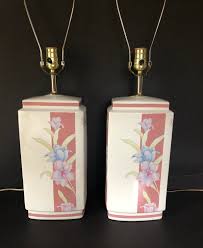 The most common murray feiss lamp material is ceramic. Murray Feiss Ceramic Vintage Table Lamp Set Oriental Floral Etsy