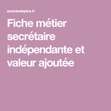 Epingle Sur Secretaire Independante
