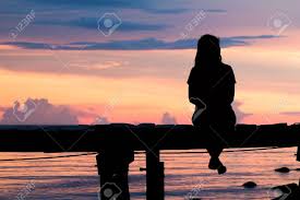 Image result for images lonely girl silhouette