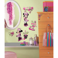 Beautiful decorative wall decals to accent that special space. Disney Mickey Friends Minnie Fashionista Wall Decals