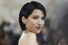 Kelsey Satin Cropped Blouse