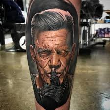 And there is it! Keith Rusty Murphy completed his custom drawing of Cable  from Deadpool this week! How cool is this? The Ink Factory xo