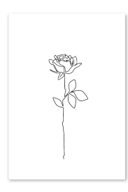 Flower Linework For Home Decor Linework Artwork Abstract Homedecor Tatto Rose Line Art Line Drawing Line Art Drawings
