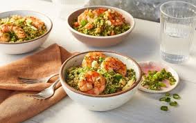 Add next 6 ingredients and, if desired, pepper flakes; Shrimp And Broccoli Fried Rice Recipes Myfitnesspal Broccoli Fried Rice Riced Veggies Shrimp And Broccoli
