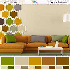Today S Dose Of Color Inspiration Is A Masculine Color Palette Featuring An Assortment Of Green Ta Color Palette Living Room 70s Home Decor Living Room Colors