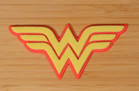 Wonder woman's logo has gone through some evolutions since her 1941 comic debut. 5 Pcs Wonder Woman Logo Fondant Cutter Set