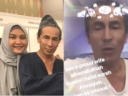 Amy search once earned rm7 per day, working in a construction site. Lembut Je Suara Dia Isteri Rasa Sejuk Hati Amy Search Hafal Ayat Suci Al Quran Media Hiburan Start Magazine
