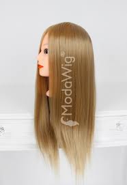 If someone were to have dark blonde hair at a level of 7 but want to change it, warm highlights like honey, caramel, or toffee will be the most suitable. Hairdresser Mannequin Training Head Dark Blonde Hair Modawig