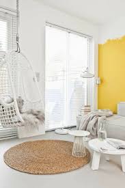 30 Runde Teppiche Und Beispiele Wie Man Den Zimmer Look Vollendet Skandinavische Wohnraume Wohnzimmer Weiss Wohnzimmer Design