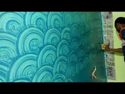 Paint Walls With Royale Play Glaze Metallic Glaze For Textured Designs Berger Paints Ara Stencil Wall Art Painting Textured Walls Asian Paints Wall Designs