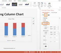 comparison chart 3d column effects 3 d format