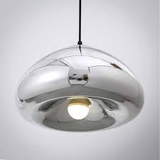 Amazon Com Modeen Creative Plating Triangle Transparent Reflective Single Head Chrome Glass Mirror Ba Glass Ceiling Pendant Pendant Light Pendant Light Shades