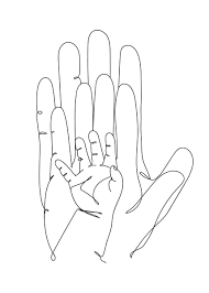 Whether you've just moved into a new home or you're looking to add personality to walls that have been bare too long, art photo prints are a beautiful solution. Family Hands And Baby Poster By Valeria Tsolova Displate Line Art Drawings Minimalist Art Drawings