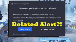 Gameloop is a free android emulator tool with the beta version of the app was called tencent gaming buddy, but it has since been upgraded and renamed to provide users with a completely new. Pubg Mobile Non Vietnamese Users Will Be Banned Youtube