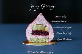 Russian Tale Mousse Cake Green Tea Genoise Berry Jelly Pineapple Compote Strawberry Mousse Fancy Desserts Pastry Desserts Mousse Cake