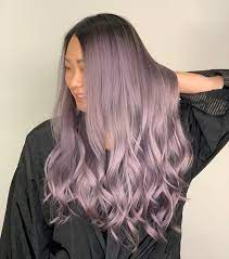 Lavender Balayage Lavender Hair Silver Blonde Hair Hair Inspo Color