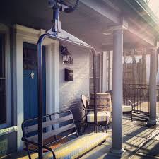 Ski Lift Chair Repurposed As A Front Porch Swing At The Chalet Diy Porch Swing Plans Patio Swing Porch Swing Plans