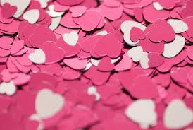 An Assortment Of Pink Heart Shaped Confetti Creates An Attractive Romance Rozen