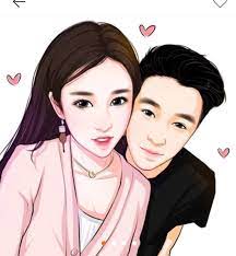 Discover 80,000+ chat stickers on chatsticker.com. Turn Your Portrait Into Cute Couple Cartoon Portrait By Tensonli Fiverr