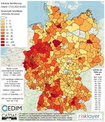 Etliche landkreise in deutschland sprengen inzwischen die kritische inzidenz, intensivmediziner warnen. Risklayer On Twitter Update For All The English Speakers 11 051 Coronavirus Cases In Germany At A District Level Currently Up To Midnight 17 03 With 11 States Still To Check A Reminder Of
