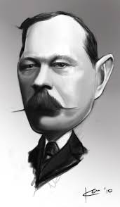 Caricaturi cu scriitori străini și români